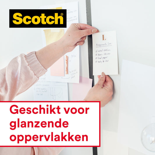 Scotch Crystal 600 Transparant Plakband 19mmx25m met dispenser