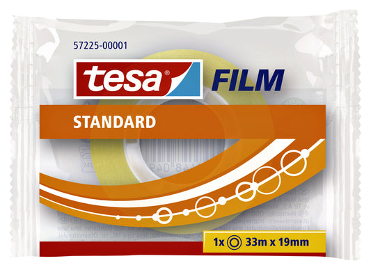 Plakband Tesafilm Standaard 33mx19mm transparant