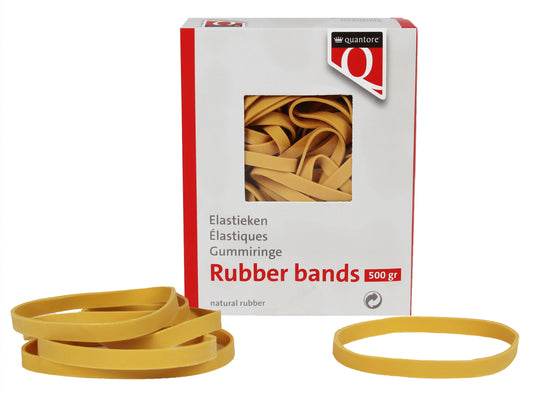 Milieuvriendelijk elastiek Quantore 77 120x7.5x1mm 500gr