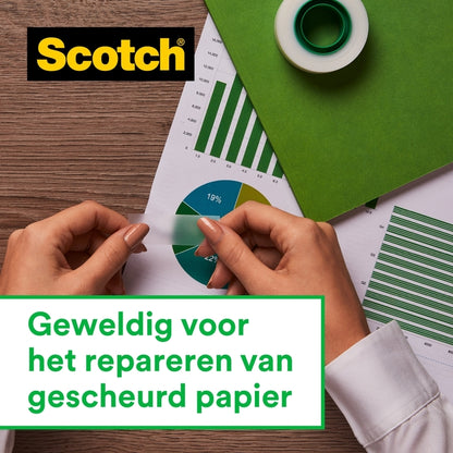 Scotch Karim plakbandhouder + 1 rol tape, 19 mm x 7,5 m - 3