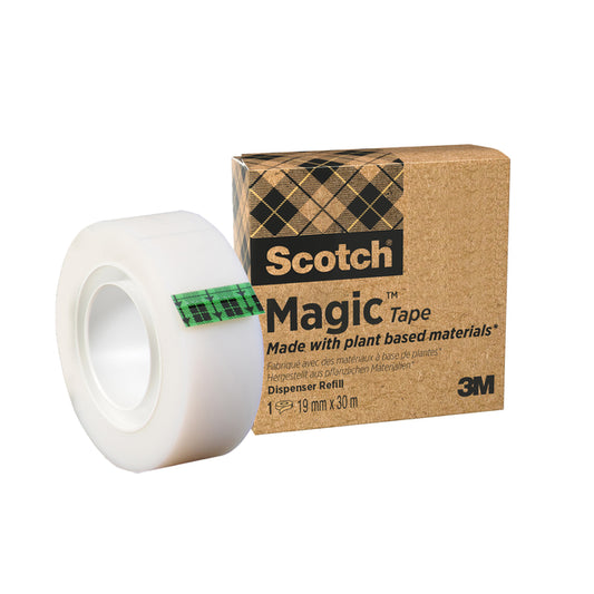 Scotch Magic 900 Plakband 19mm x 30m, Onzichtbaar Mat