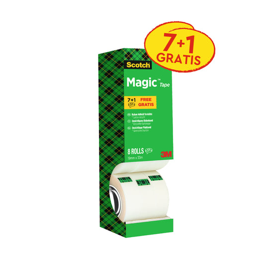 Plakband Scotch Magic 810 33m mat 19mm