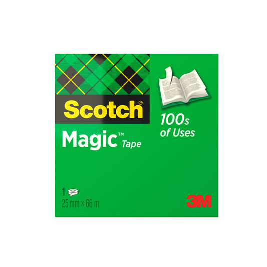 Scotch Magic 810 Transparant Plakband 25mmx66m