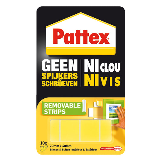 Supermontagestrip Pattex Verwijderbaar, 2kg
