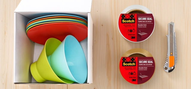 Verpakkingstape Scotch Heavy 50mm x 66m bruin 6-rolset - 2