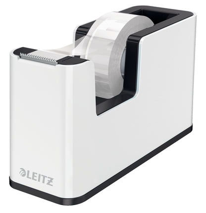 Leitz WOW Plakbandhouder Wit/Zwart met Inclusieve Rol