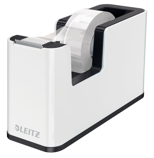 Leitz WOW Plakbandhouder Wit/Zwart met Inclusieve Rol