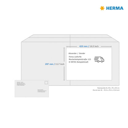 HERMA 8692 A3 Zelfklevende Etiketten 420x297mm, 100 Stuks - 2