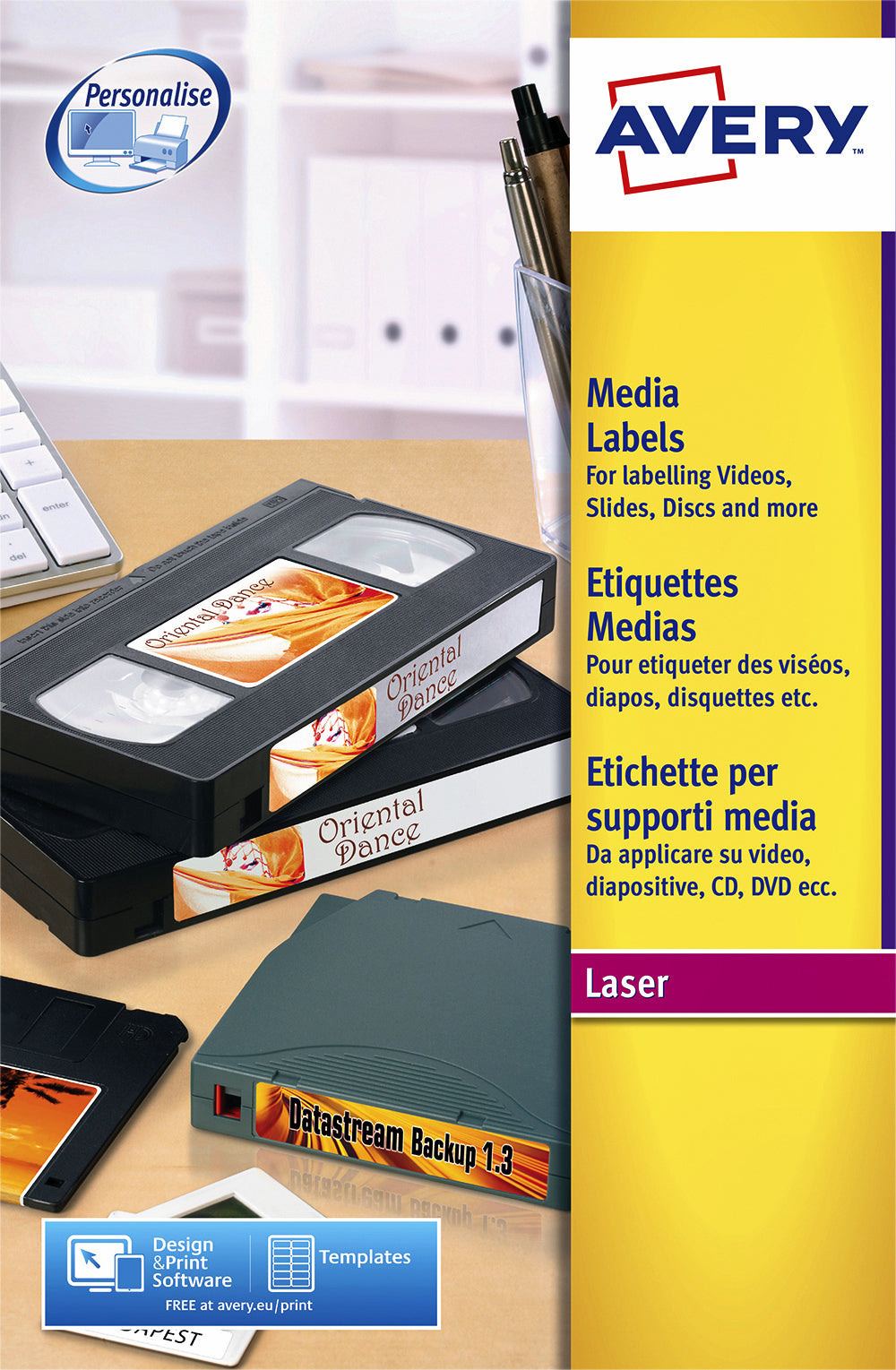 Avery L7666-25 Geprint Etiket 70x52mm, 250 Stuks
