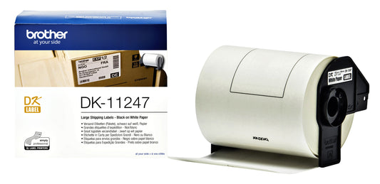 Brother DK-11247 Verzendlabels 103x164mm, Wit, 180 Stuks