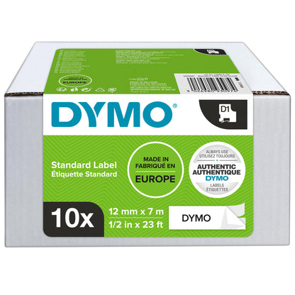 Dymo LabelManager D1 12mm Wit met 7m Tape