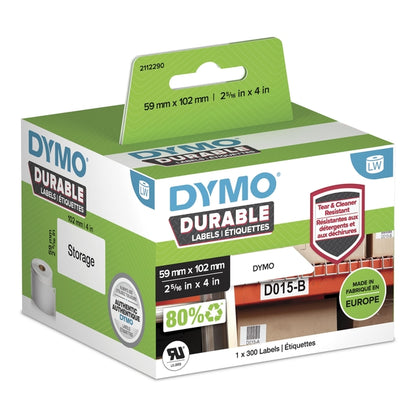 Dymo LabelWriter industriële etiketten 59x102mm, 300 stuks