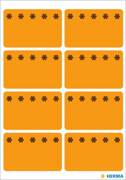 HERMA 3774 diepvriesetiketten 26x40mm oranje, 48 stuks - 2