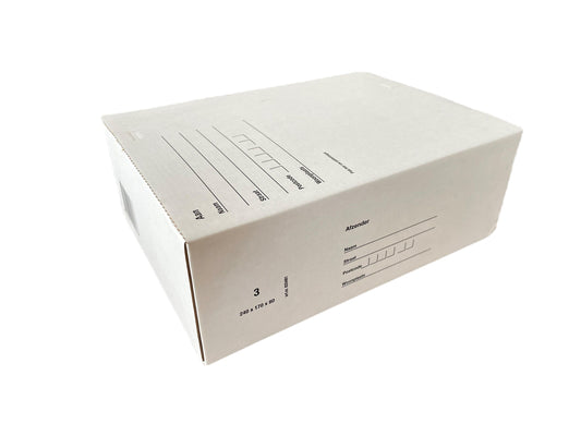 IEZZY 3 Postpakketbox 240x170x80mm wit met autolock