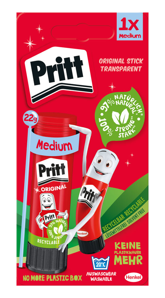 Lijmstift Pritt 22g kindvriendelijk en uitwasbaar