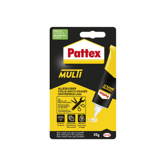 Alleslijm Pattex Multi 20 gram, druipvrij