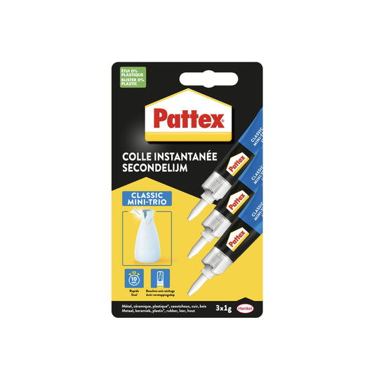 Secondenlijm Pattex Classic in tube 1 gram