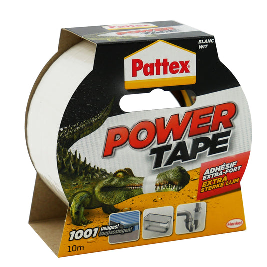 Pattex Power Tape 50mm x 10m Wit