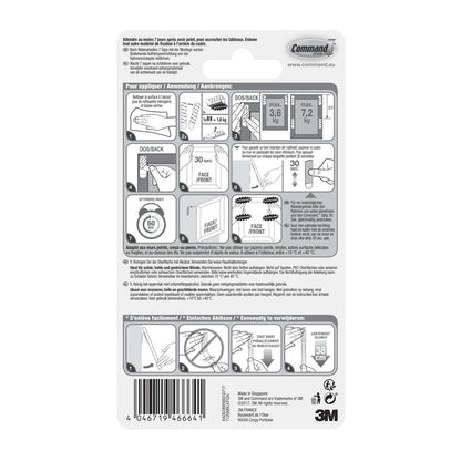 Command Groot Klik Vast Bevestigingsstrip 7.2kg Zwart/Wit - 4