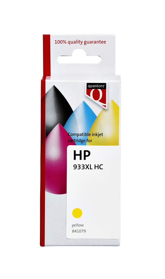 Inktcartridge HP 933XL Quantore Geel CN056AE