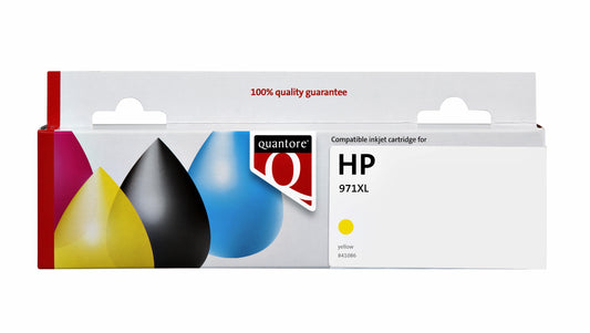 Inktcartridge Quantore HP 971XL Cn628CN geel voor HP printers