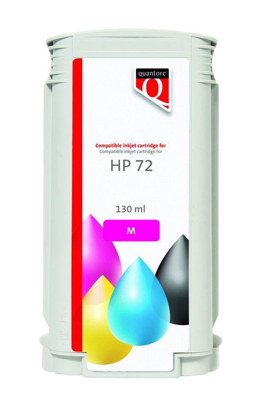 Inktcartridge Quantore HP 72 C9372A Rood