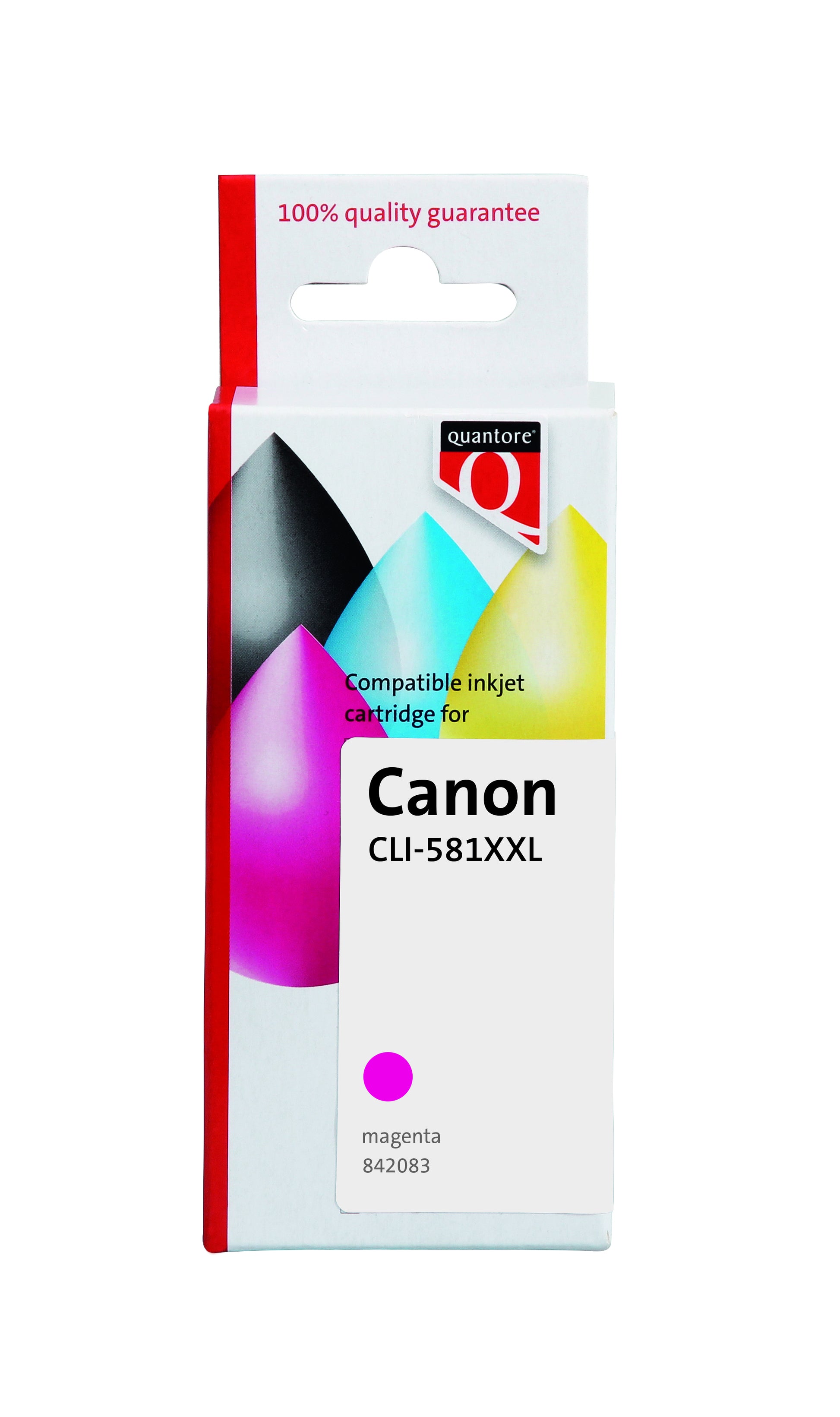 Inktcartridge Quantore Canon CLI-581XXL Rood