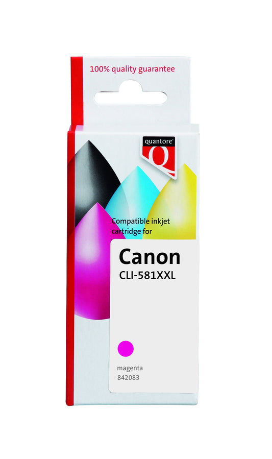 Inktcartridge Quantore Canon CLI-581XXL Rood