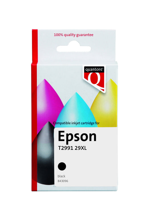 Inktcartridge Quantore Epson 29XL Zwart
