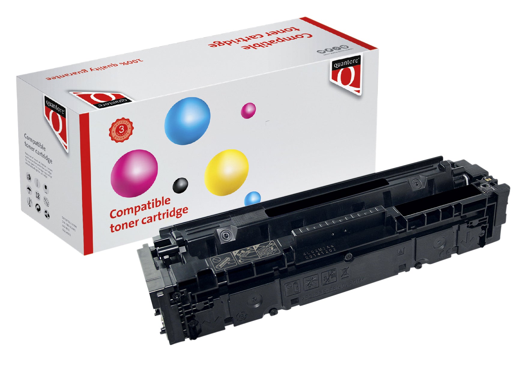 Gereconditioneerde zwarte HP CF540A 203A tonercartridge