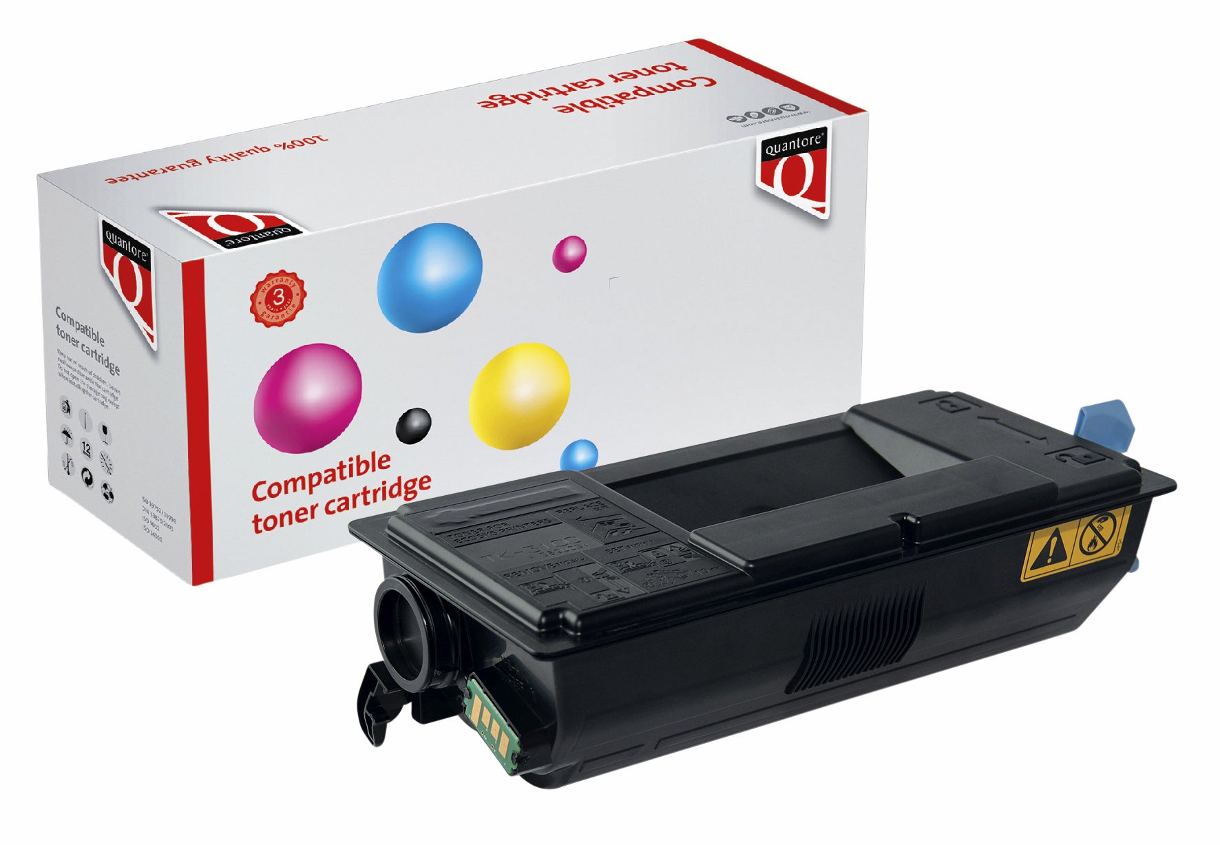 Gereconditioneerde Zwarte Kyocera TK-3170K Tonercartridge