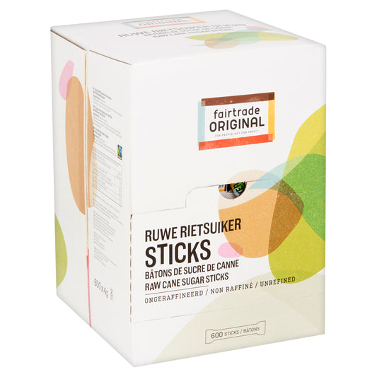 Fairtrade Original Rietsuikersticks 600 stuks
