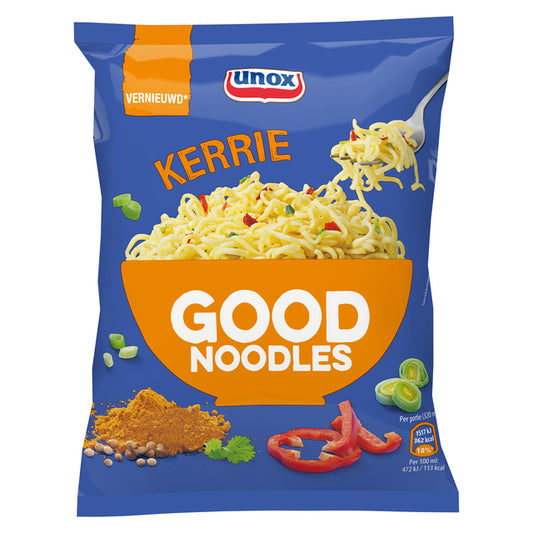 Unox Kerrie Noodles – Instant snack in diverse smaken