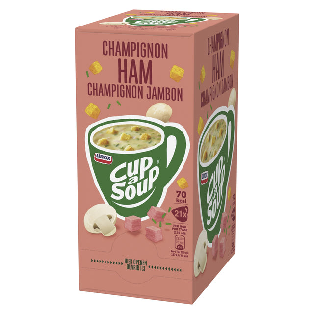 Cup-a-Soup Unox champignon ham 175ml – Hartige champignonsoep - 5
