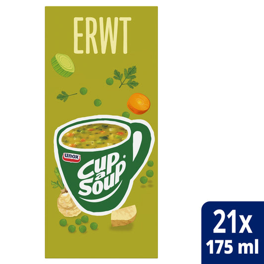 Cup-a-Soup Unox erwtensoep 175ml – Vegetarisch en voedzaam