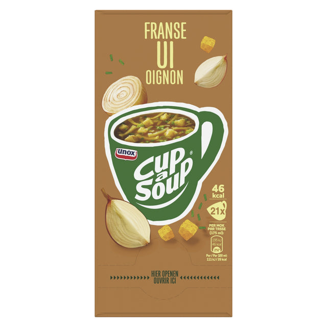 Cup-a-Soup Unox Franse ui 175ml – Lichte uiensoep - 2