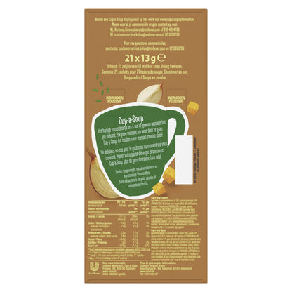 Cup-a-Soup Unox Franse ui 175ml – Lichte uiensoep - 3