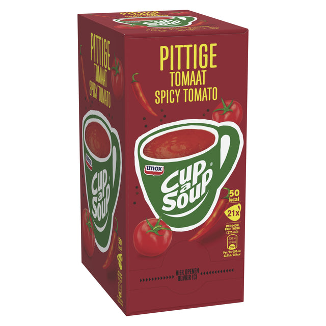 Cup-a-Soup Unox Pittige Tomaat 175ml zakjes, 21 stuks - 4