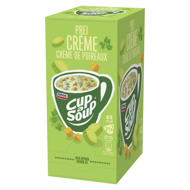 Cup-a-Soup Unox Prei-Crème 175ml zakjes, 21 stuks - 5