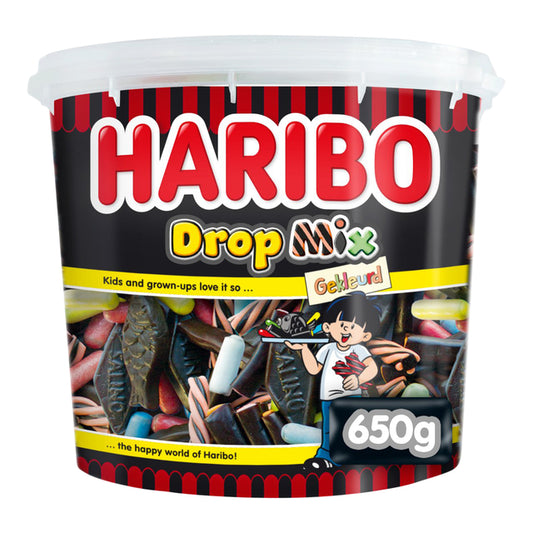 Haribo Gekleurde Drop Mix 650g