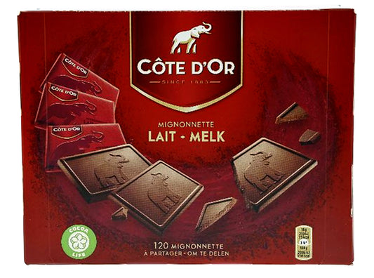 Côte d'Or Mignonnette Melk Chocolade 120 Stuks