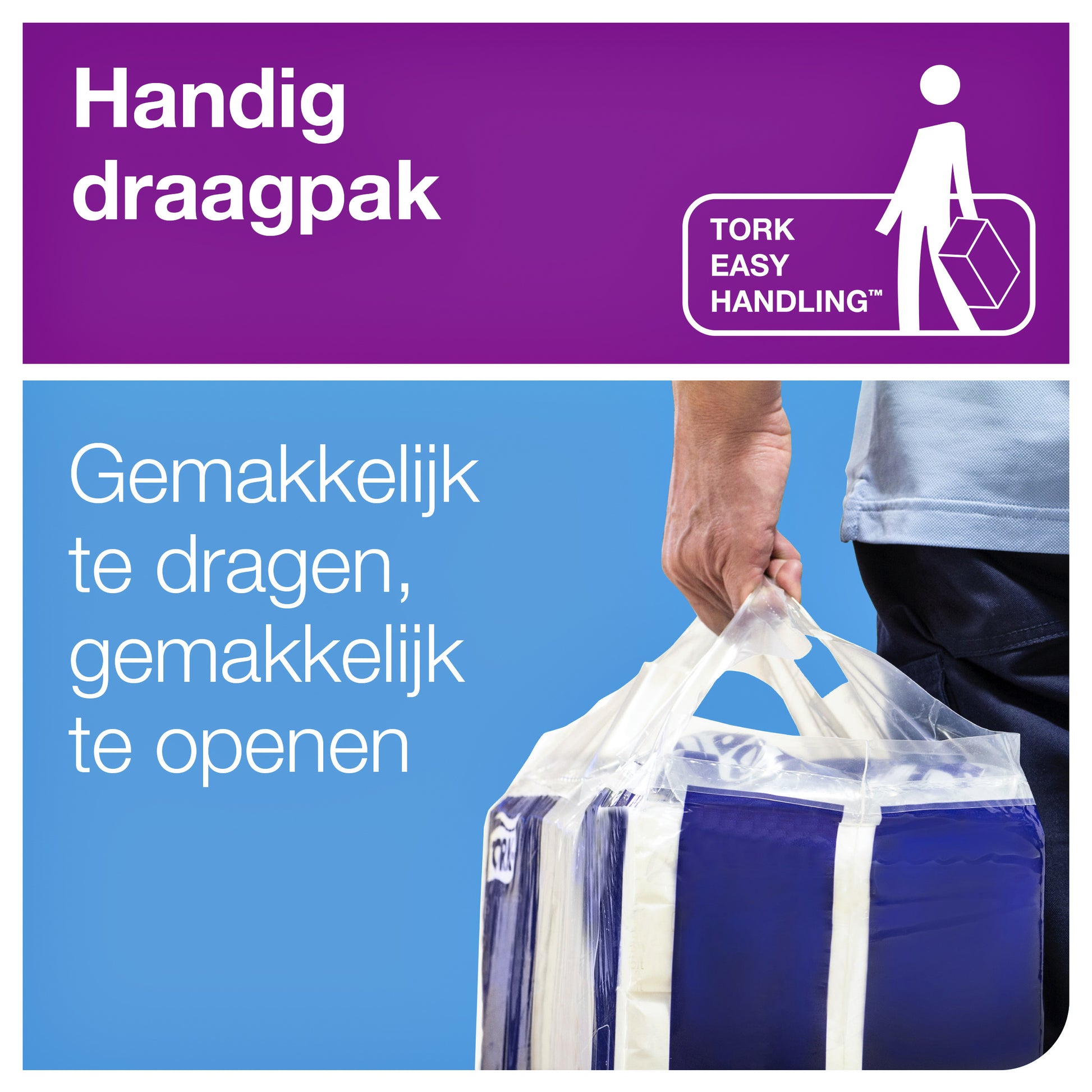 Handdoek Tork H2 Premium multifold wit 100288 - 5