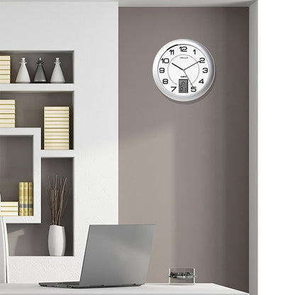 Wandklok Unilux Instinct dia 30,5cm zilvergrijs/wit - 2