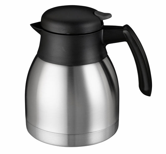 Thermoskan Bravilor dubbelwandig 1,2 liter RVS zwart
