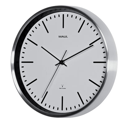 Maul Fly wandklok Ø30,5cm wit/aluminium - 2