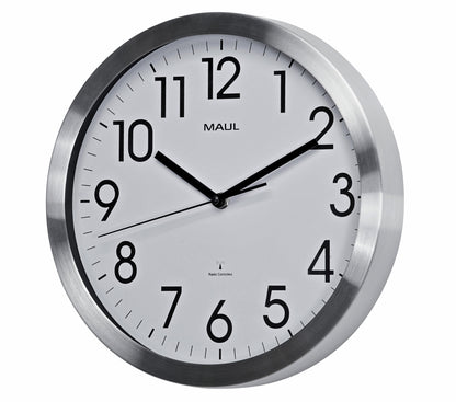 Wandklok Maul Move, 30,5 cm, Aluminium/Wit - 2
