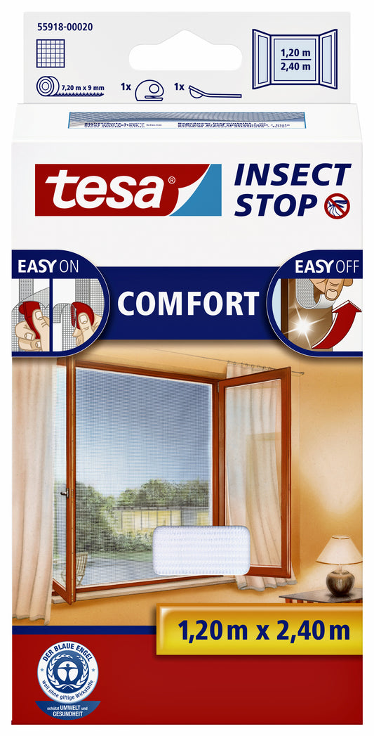 Tesa Insectenhor raam 1.2x2.4m Wit