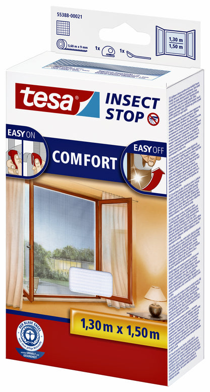Witte Insectenhor Tesa voor Ramen 1,5 x 1,3 m - 3