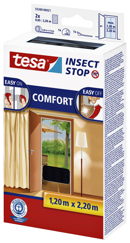 Insectenhor Tesa Comfort voor Deuren, 2x 0.65x2.50m - 3