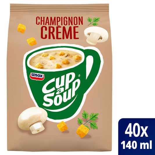 Cup-a-Soup Champignon Crème 140ml, snel en hartig